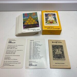 New Age Tarot Deck - NEUZEIT TAROT Walter Wegmuller RARE Vtg 1982 Open Box